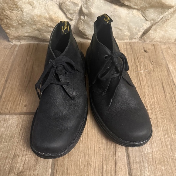Dr Martens Sussex Black Pebbled Leather Slip Resistant Chukka Boots Sz 12 - Picture 3 of 6